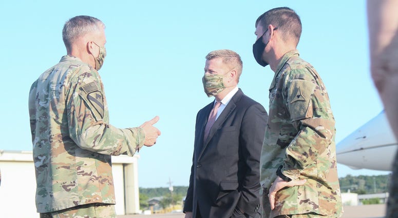 Sec Army at Fort Hood