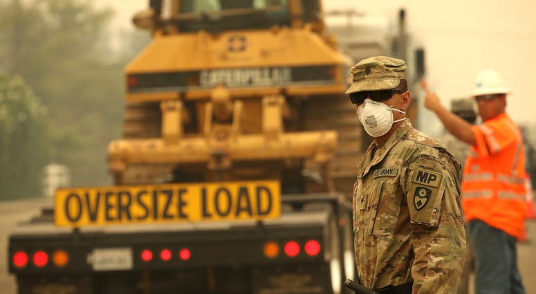 National Guard Versus California Fires, Getty Images