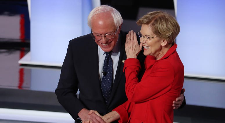 Elizabeth Warren, Bernie Sanders