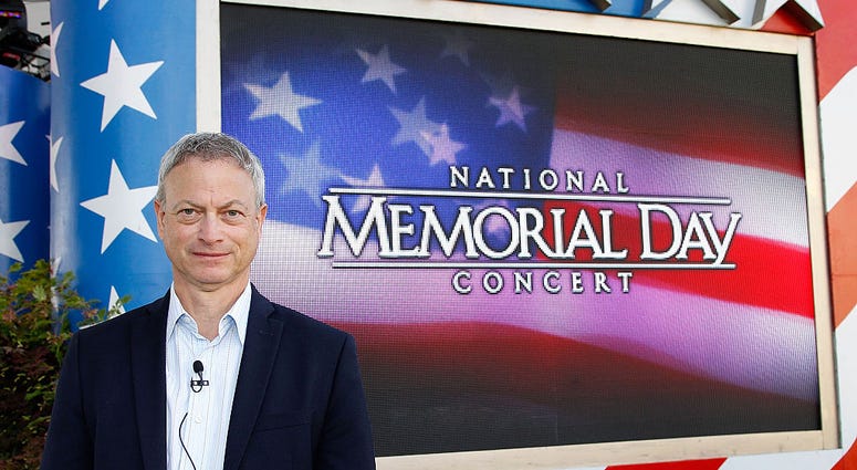 Actor and co-host Gary Sinise poses for a photo at the 26th National Memorial Day Concert Rehearsals on May 23, 2015 in Washington, DC. GarySinise