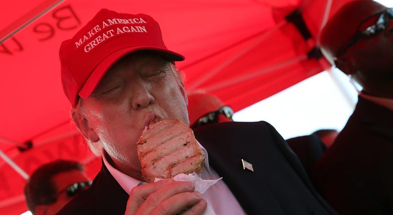 Trump with Pork Chop