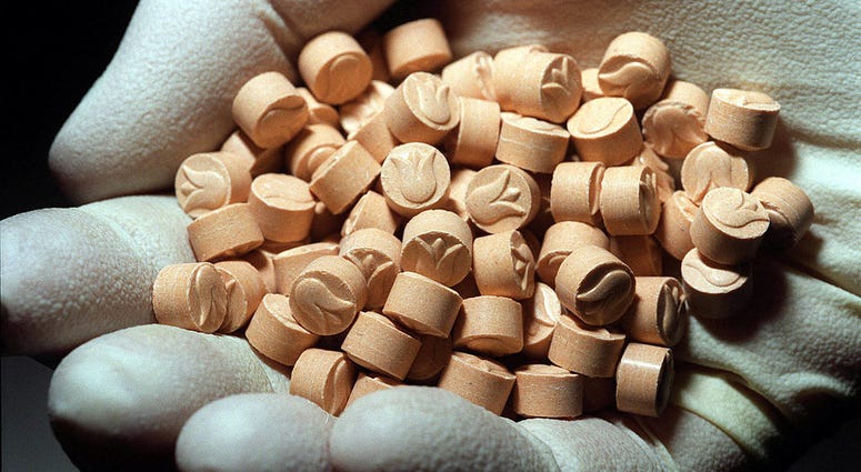 Ecstasy pills. Ecstasy
