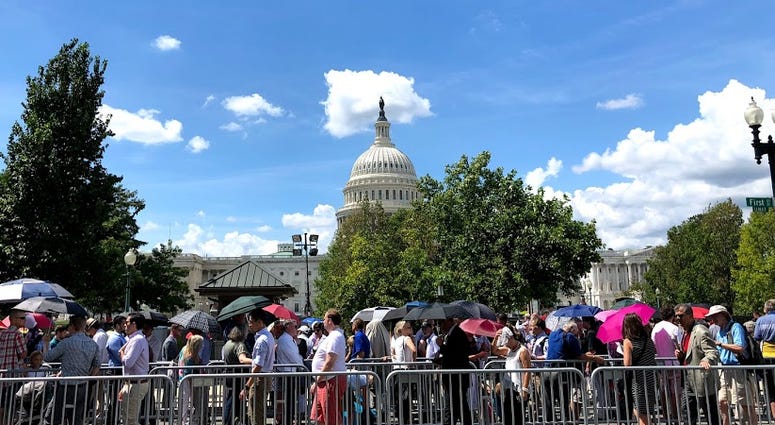 McCain lies in state at Capitol