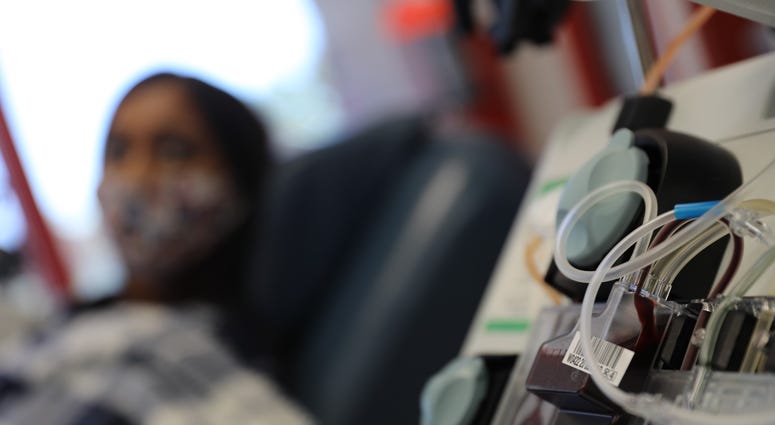 Veterans are helping VA research COVID-19 treatments by donating blood. Veterans are helping VA research COVID-19 treatments by donating blood.