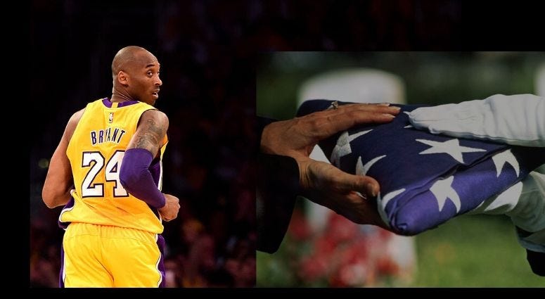 Kobe Bryant and a military funeral Kobe Bryant and a military funeral