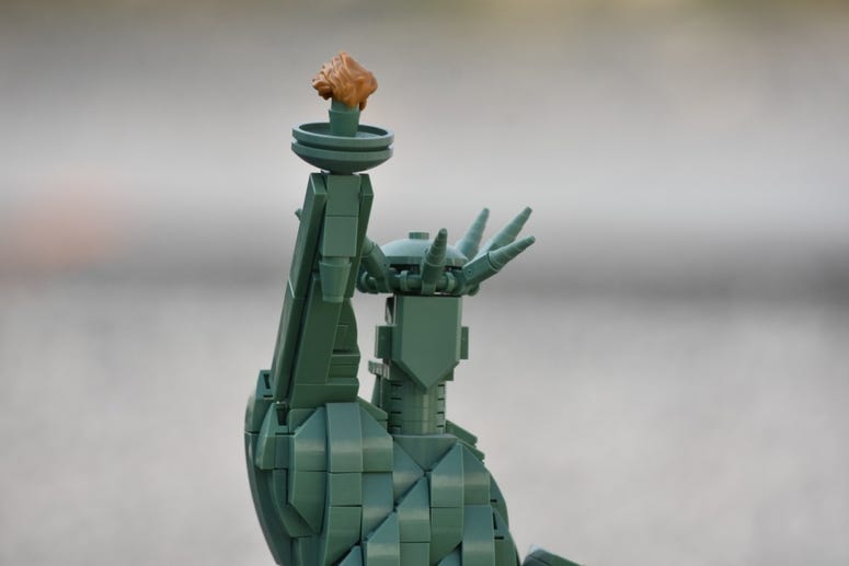 Sgt. 1st Class Mark W. Keevan makes Lego models
