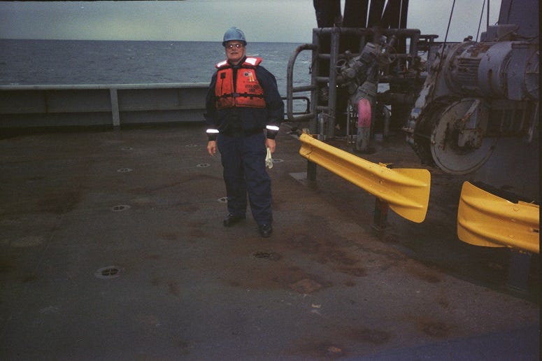 Blue Water Navy Vietnam veteran Lloyd Granaas aboard a military sea lift command ship Blue Water Navy Vietnam veteran Lloyd Granaas aboard a military sea lift command ship