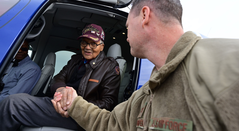 Tuskegee Airman retired Air Force Col. Charles McGee Tuskegee Airman retired Air Force Col. Charles McGee