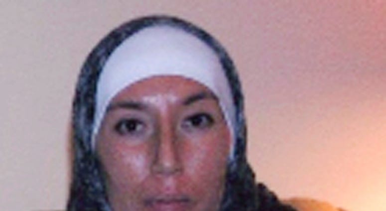 This 2012 photo released by the Department of Justice shows Monica Elfriede Witt. The Justice Department on Wednesday announced an indictment against Monica Elfriede Witt, who defected to Iran in 2013 and is currently at-large.