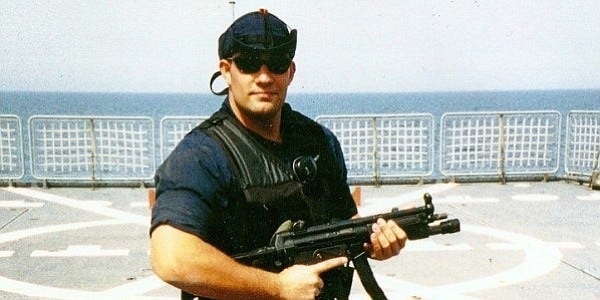 Petty Officer 3rd Class Bruckenthal, a damage controlman, and two U. S. Navy sailors were killed in the line of duty while conducting maritime intercept operations Petty Officer 3rd Class Bruckenthal, a damage controlman, and two U. S. Navy sailors were killed in the line of duty while conducting maritime intercept operations