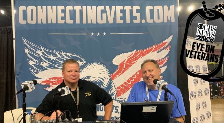 Chris Pugh and Phil Briggs doing an interview at Armycon 2019 Chris Pugh and Phil Briggs doing an interview at Armycon 2019