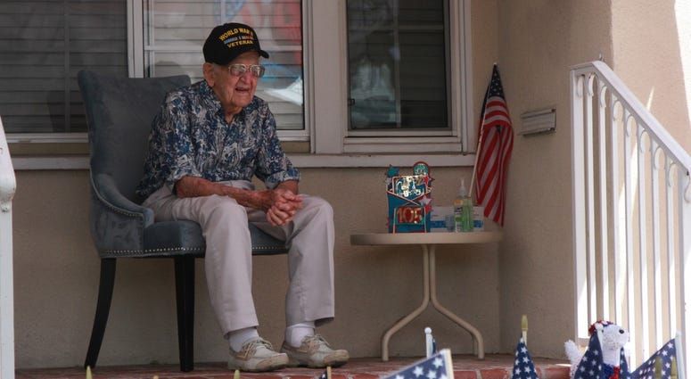 WWII vet birthday bash