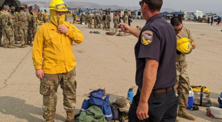 National Guard Versus California Fires, US Army