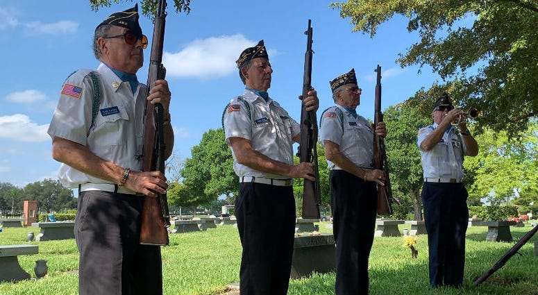 Jewish War Veterans, honored Bob Kummins, a fellow member of the post who died in 2007, during Memorial Day ceremonies at Fort Myers Memorial Gardens. Memorial Day weekend across America.