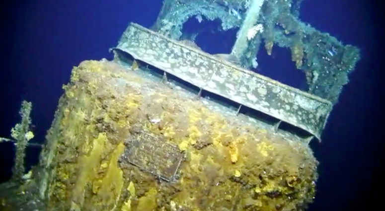 Image of USS Grayback sunken submarine