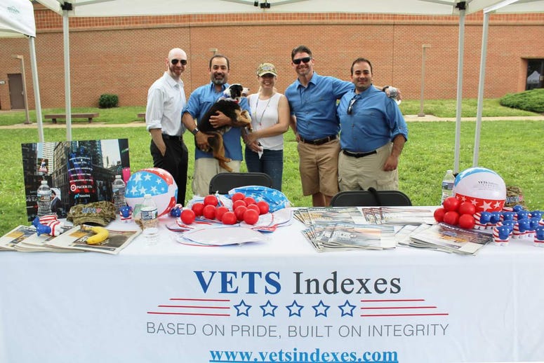 Vets Indexes team members at the Urban Warrior Challenge Vets Indexes provides investment indexes focused on veteran employers