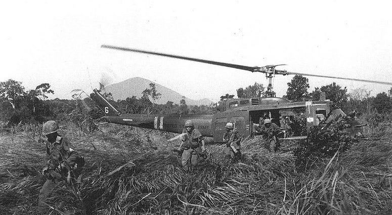 Helicopter in Vietnam
