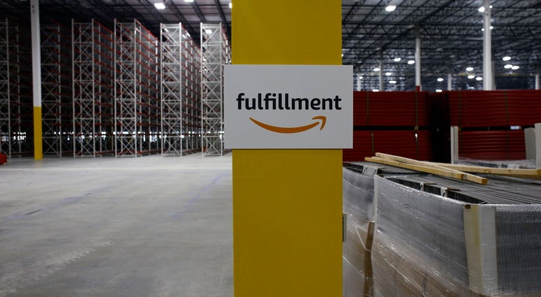 Amazon's fulfillment center during a media tour on Wednesday, July 26, 2017 in Livonia.