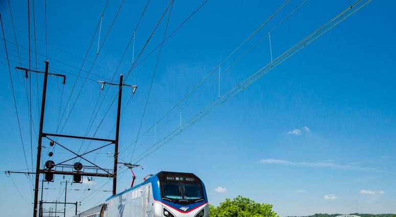 Amtrak train