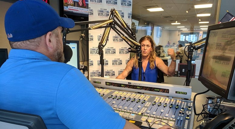 SOCS (Ret.) Kristin Beck speaks with Eric Dehm in the ConnectingVets studio
