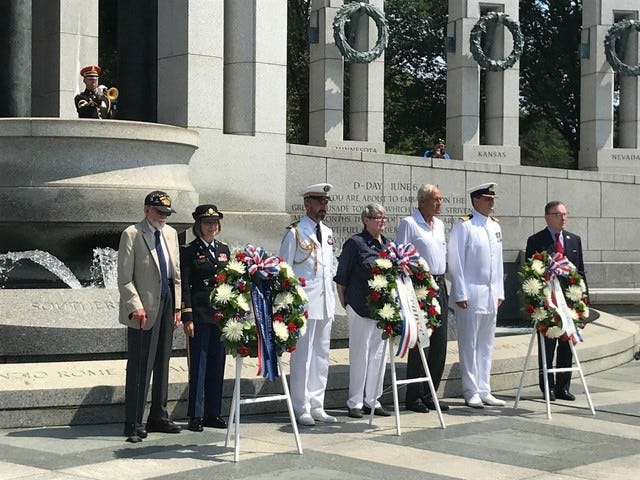 wreath laying