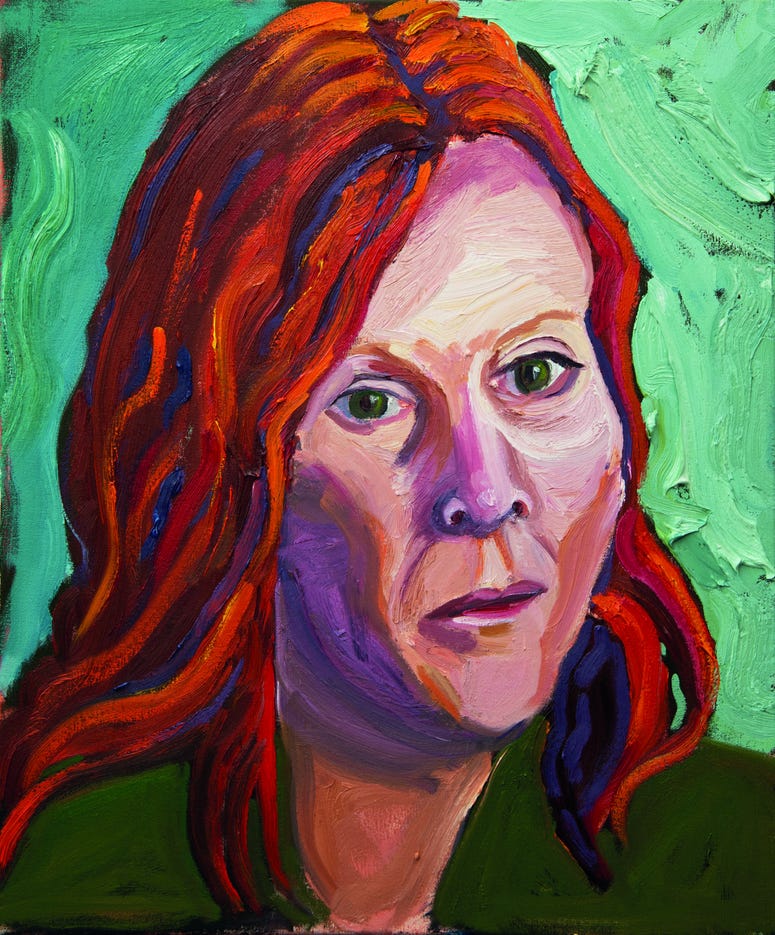 President George W. Bush portrait of Leslie Zimmerman