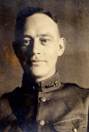Conrad Hilton, founder of Hilton Hotels, during his service in WW1