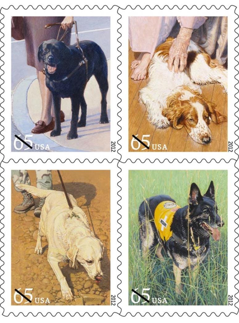 2012 dog stamp