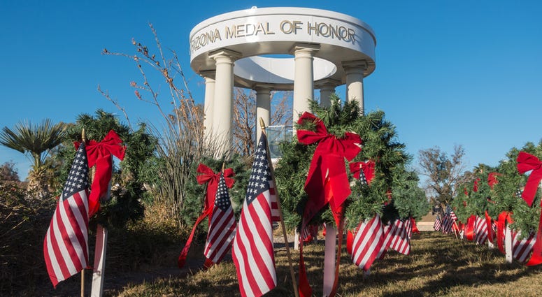 The Veterans Memorial on the Colorado River, Bullhead City, Arizona