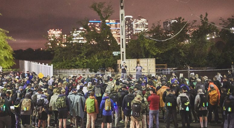 Approximately 700 participated in the first ever GORUCK Star Course 50 mile ruck march.