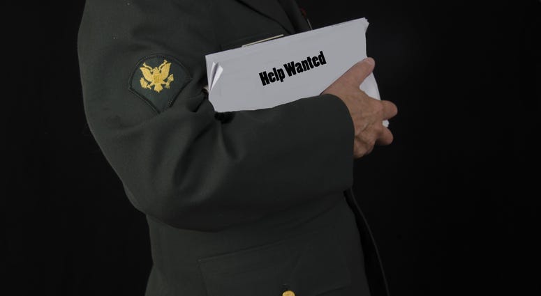 US Army veteran with help wanter newspaper section looking for opportunities.