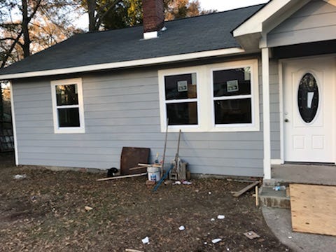 John Greene's house was basically rebuilt from the inside out, thanks for volunteers. House2