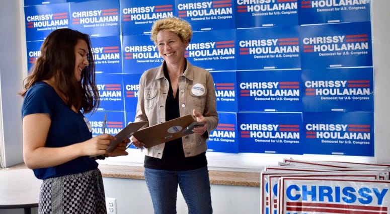 USAF Vet Chrissy Houlahan is the Democrat nominee in PA's 6th District