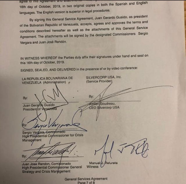 Silvercorp contract