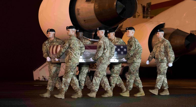 Army Maj. Brent R. Taylor honored in dignified transfer Nov. 6