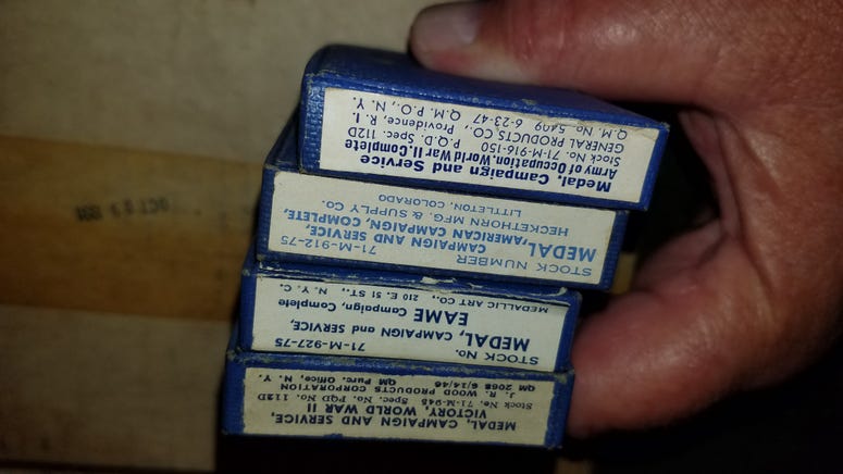 WW II campaign ribbons