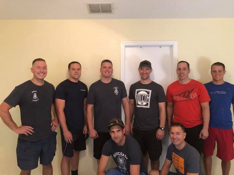 Moving with Military volunteers