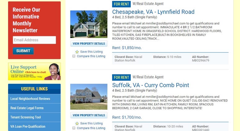MilitaryByOwner.com allows you to search real estate listings near military installations like Naval Station Norfolk