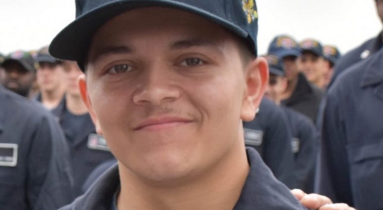 Peter Mims (pictured) went missing aboard the cruiser USS Shiloh on June 8, sparking a man-overboard search and rescue mission. He was found a week later, hiding on the ship. Peter Mims