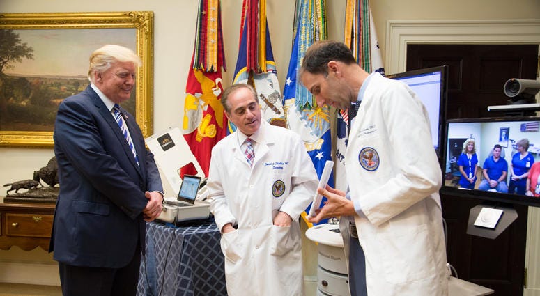 Secretary Shulkin joined President Trump at the White House last week to make a major announcement on Telehealth. Telehealth technology at the VA