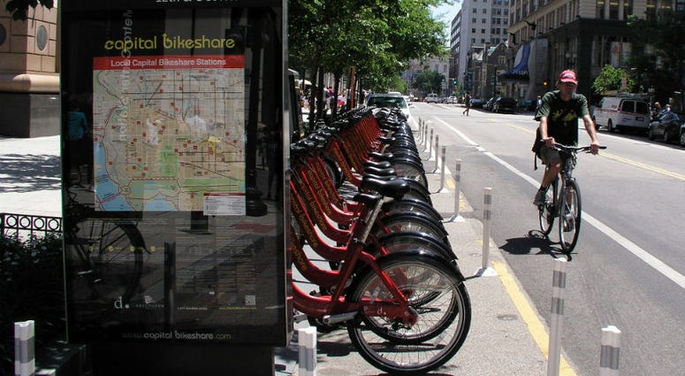 D.C. offers veterans a free Bikeshare membership. D.C. offers veterans a free Bikeshare membership.