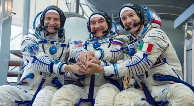 At the Gagarin Cosmonaut Training Center in Star City, Russia, Expedition 58 backup crew members At the Gagarin Cosmonaut Training Center in Star City, Russia, Expedition 58 backup crew members