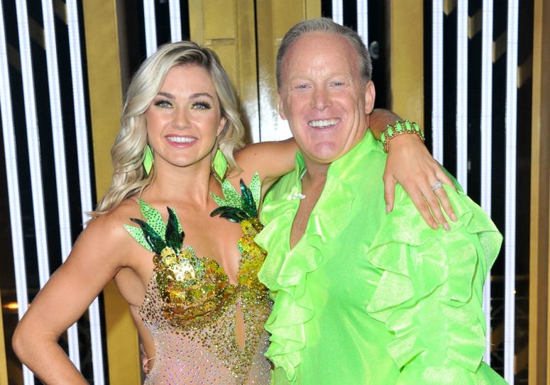 Sean Spicer and Lindsay Arnold