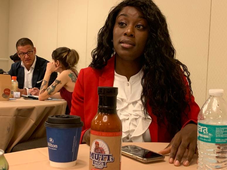 Mutt Sauce, CEO Charlynda Scales at MICDC Mutt Sauce, CEO Charlynda Scales at MICDC