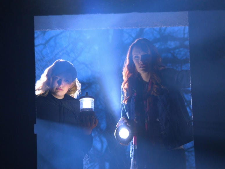 Navy vet Jennifer Marshall (right) hosts Mysteries Decoded on The CW Navy veteran Jennifer Marshall stars on The CW's Mysteries Decoded
