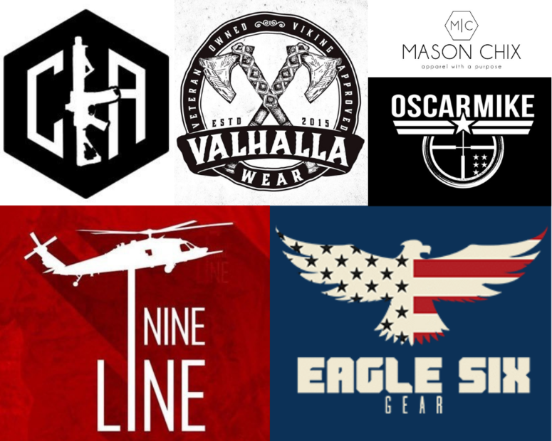 Veteran-Made Apparel Logos