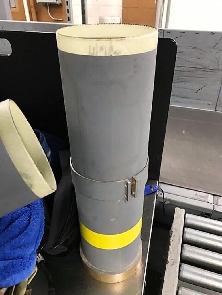 Missile launcher detected by TSA at BWI airport. TSA stops man from taking missile launcher in checked bag at BWI Airport.