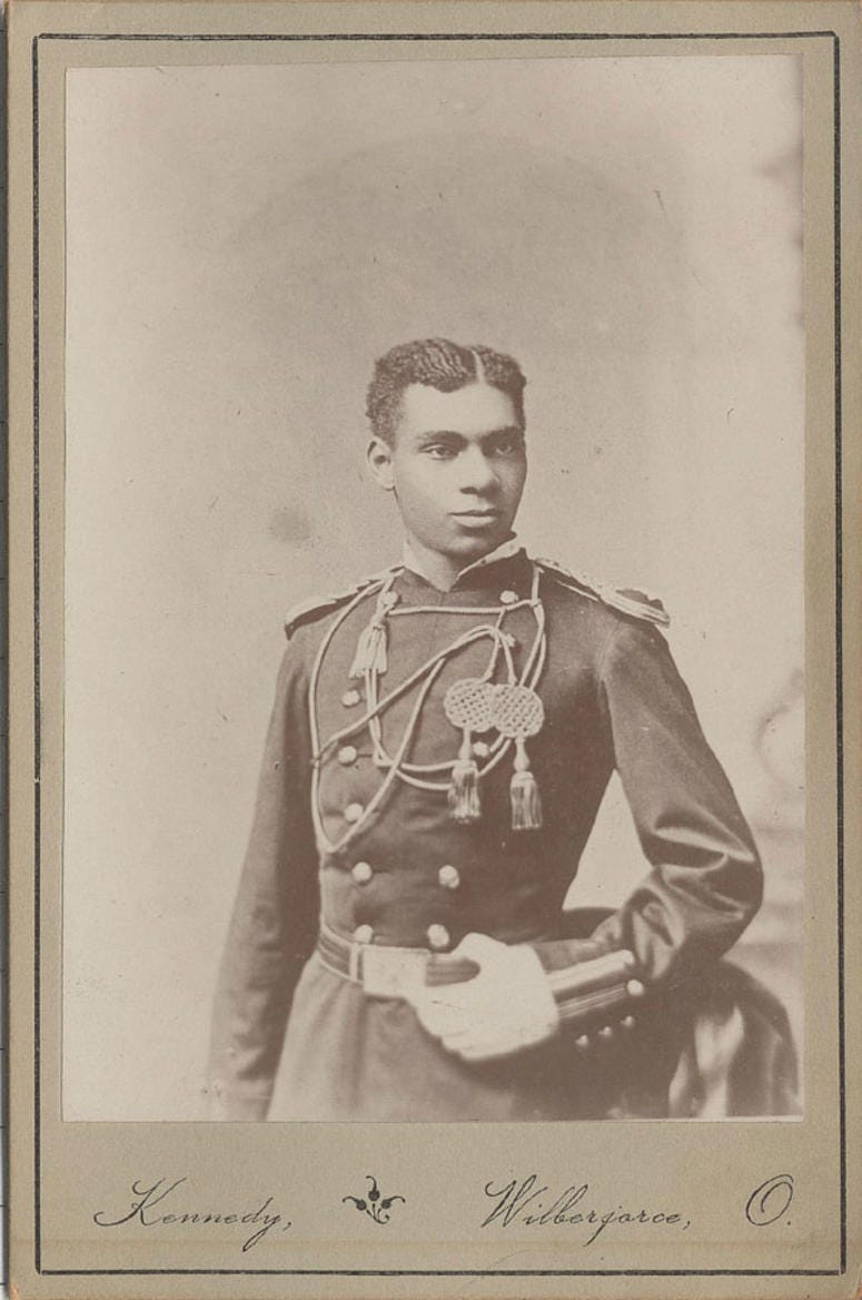 Photograph of Lt. Henry O. Flipper Photo by Kennedy, ca. 1877
