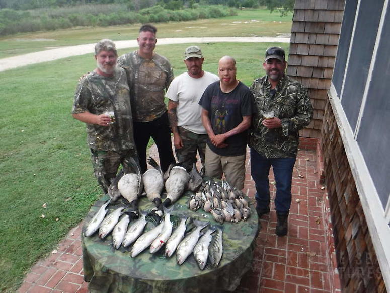 Don Shipley and his wife Diane regularly bring wounded warriors to their Warrior's Rest property for hunting and fishing excursions. Photo of Don Shipley after a hunt with wounded warriors at Warrior's Rest, his property in Maryland
