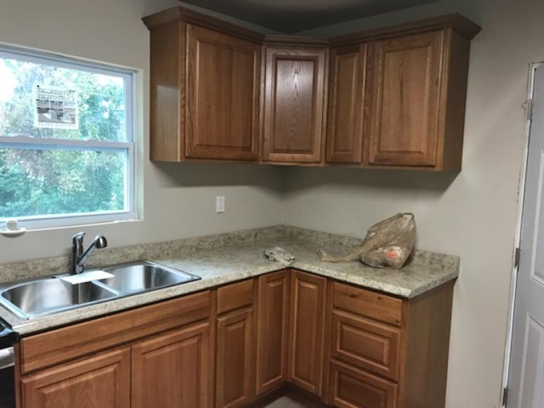 John Greene's kitchen, like the rest of his house, was completely redone. new kitchen